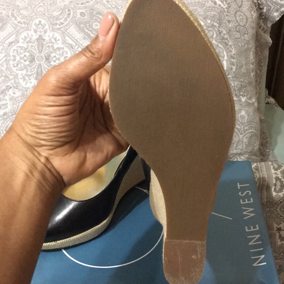 Black Nine West Wedge / Zindelv7. - Picture 5 of 6